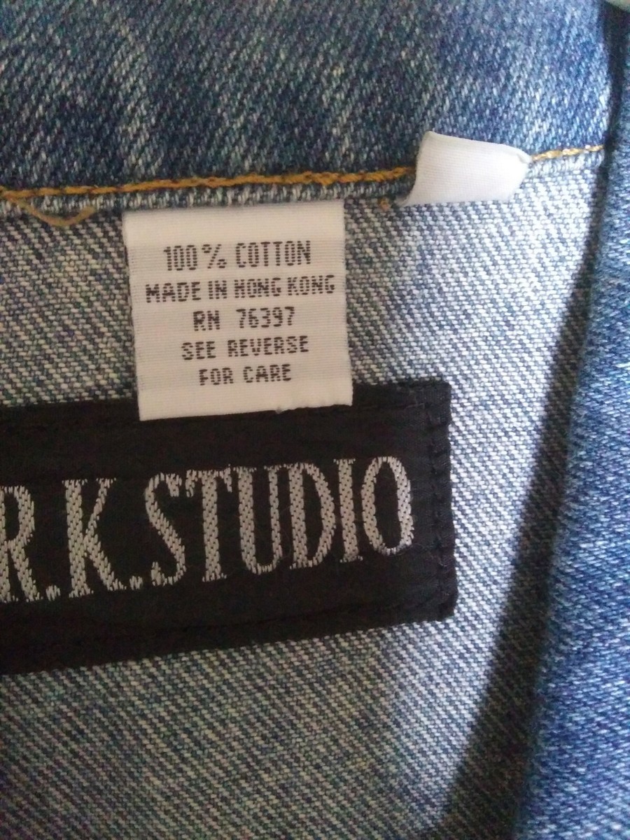 Charter Club Woman Blue Denim Jean Jacket Plus Size 3X Silver Buttons