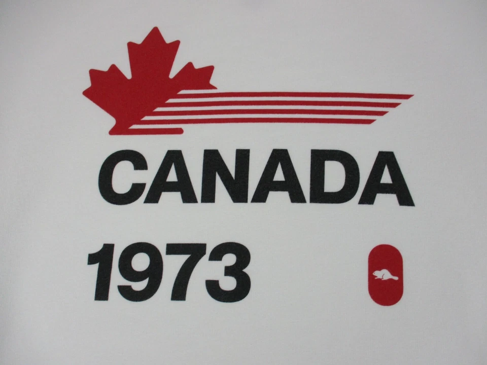 Roots Sweatshirt Womens 2XL XXL 3 White Red Canada 1973 Pullover Sweater - Image 3 of 4