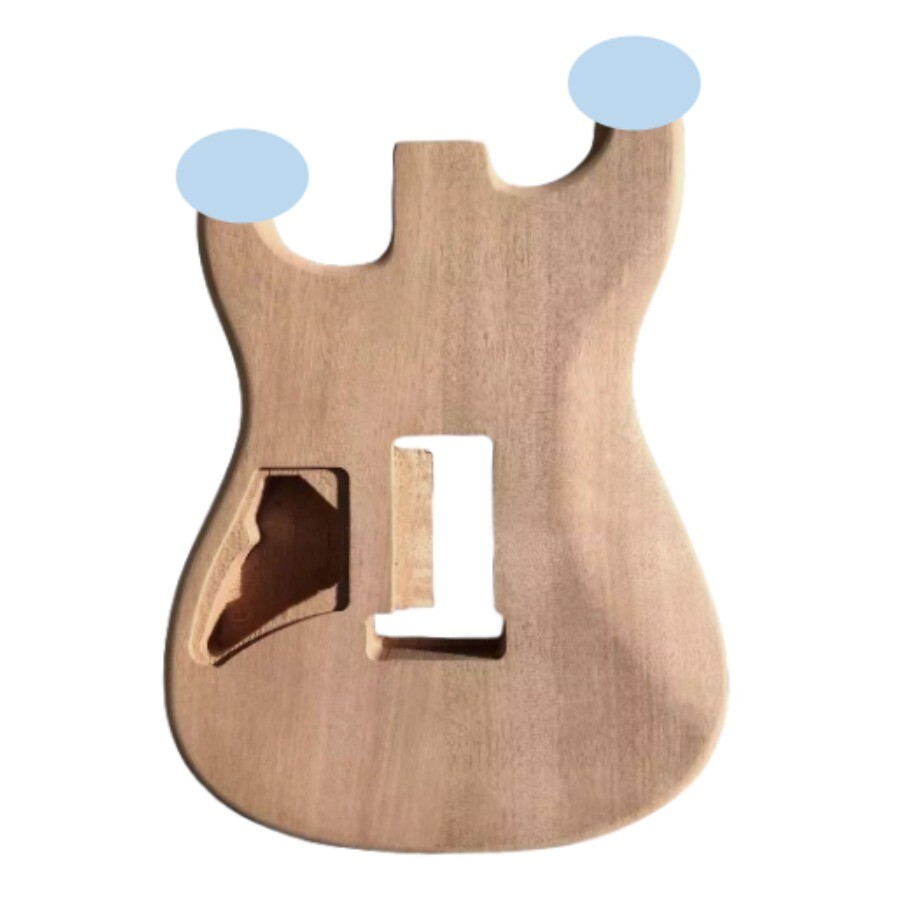 new Mahogany Guitar Body bolt on Locking nut HH style soild wood guitar