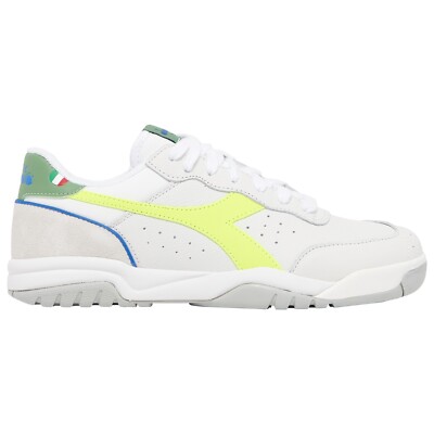 Diadora Men's Maverick Ball 'White Acid Green' 501-178766-C2416 NWT NIB