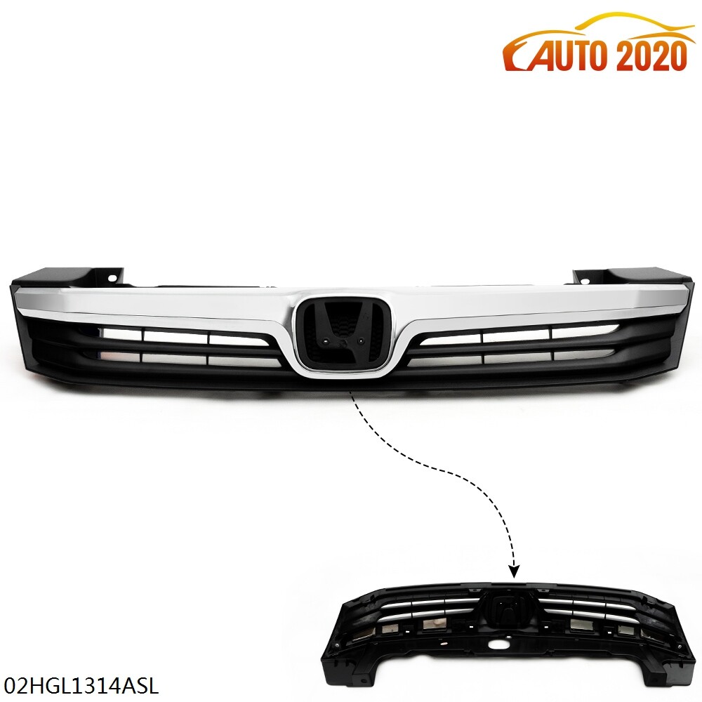 Hood Bumper Upper Grill Grille Assembly Fit For 2012 Honda Civic Sedan 4door New