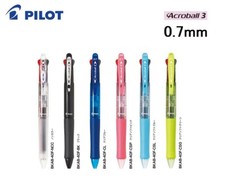 Pilot Acro Ball 3 Ballpoint Pen 0.7mm BKAB-40F choose from 6 Body Colors