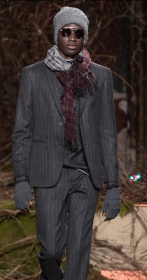 $1498 Brand New John Varvatos Runway Peak Lapel Jacket EU 52 USA 42. 