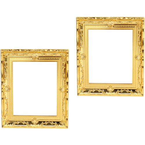 Embosseddecorative photo Photo Frame Photo Display Frame Retro Picture - Picture 1 of 12