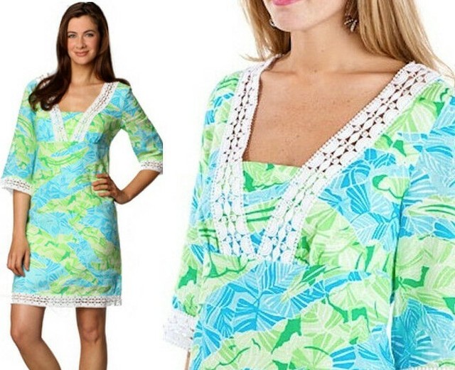 turquoise tunic dress