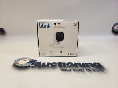 Blink Mini Indoor Plug-In Live HD Smart Security Camera New