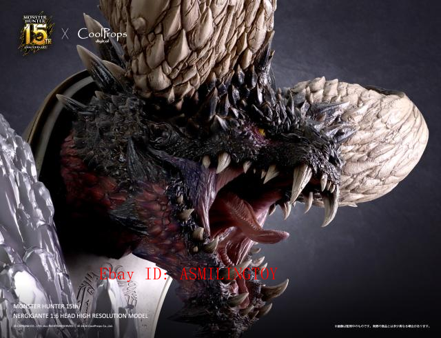 【限定サイン個体】CoolProps　ネルギガンテ1/6スケールヘッドフィギュア Coolprops CPD-01 Hunter：World Nergigante 1/6 Head High Resolution