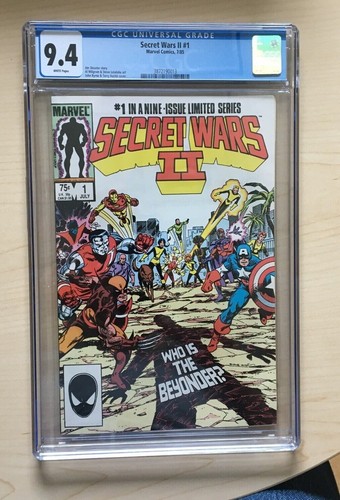 Secret Wars II #1 (in a nine-issue limited series) CGC 9.4
