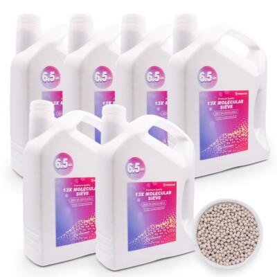 36 LBS 13X Molecular Sieve Desiccant Beads, Reusable Dessicant Moisture Absorber