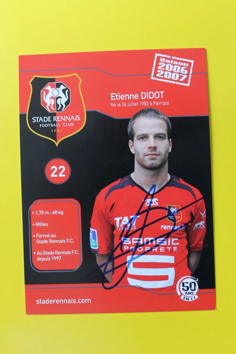 Écharpe Football Vintage Stade Rennais, Années 80/90, Rouge Et Noir, SRFC