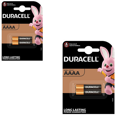 2x Duracell AAAA Batterie Alkaline Mini LR8D425 1,5V 2er Blister
