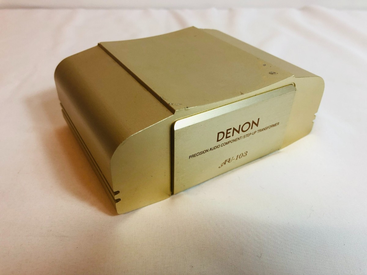 Denon AU-103 MC Step Up Transformer tested working used From JAPAN