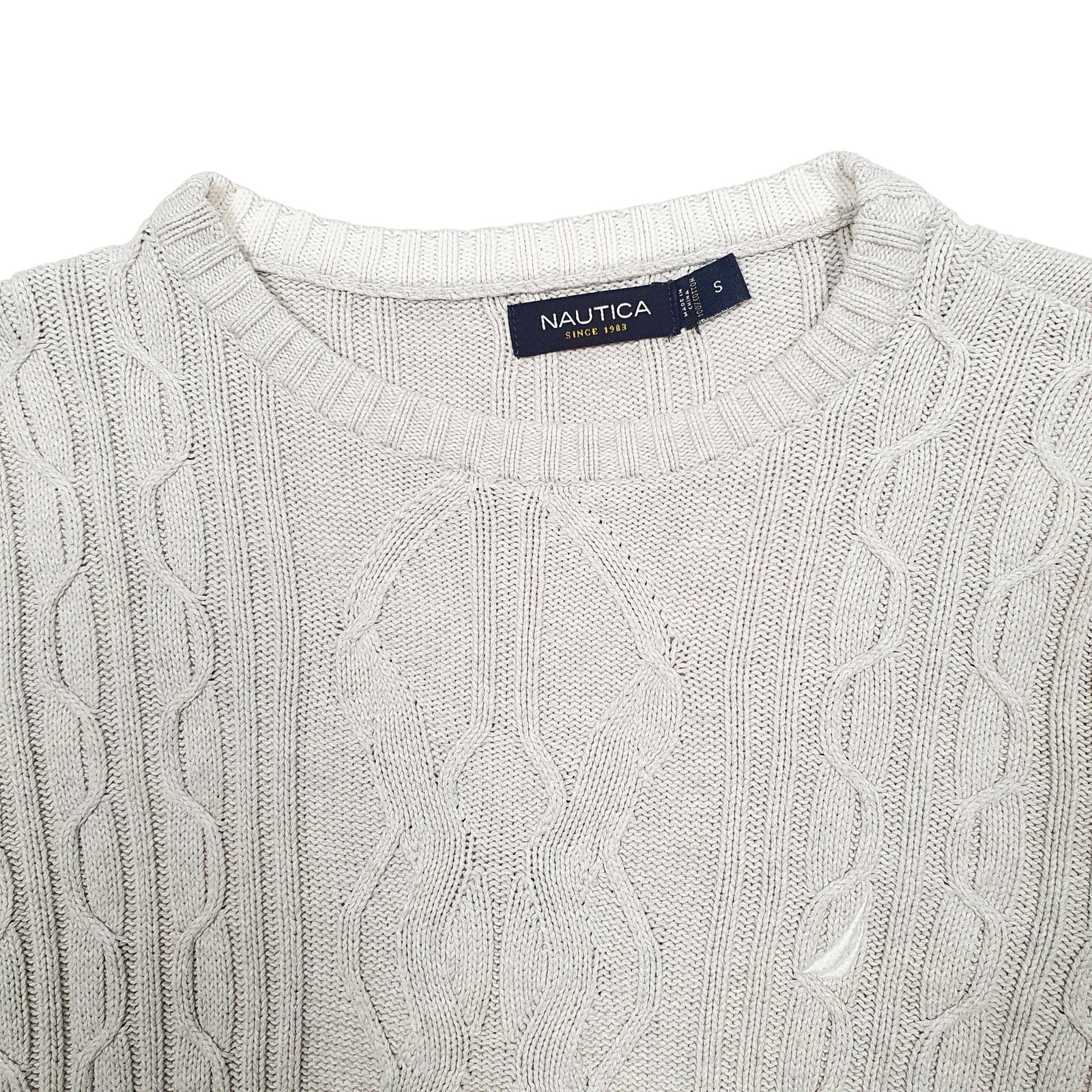 NAUTICA Crewneck Knit Jumper Sweatshirt Mens S image 2