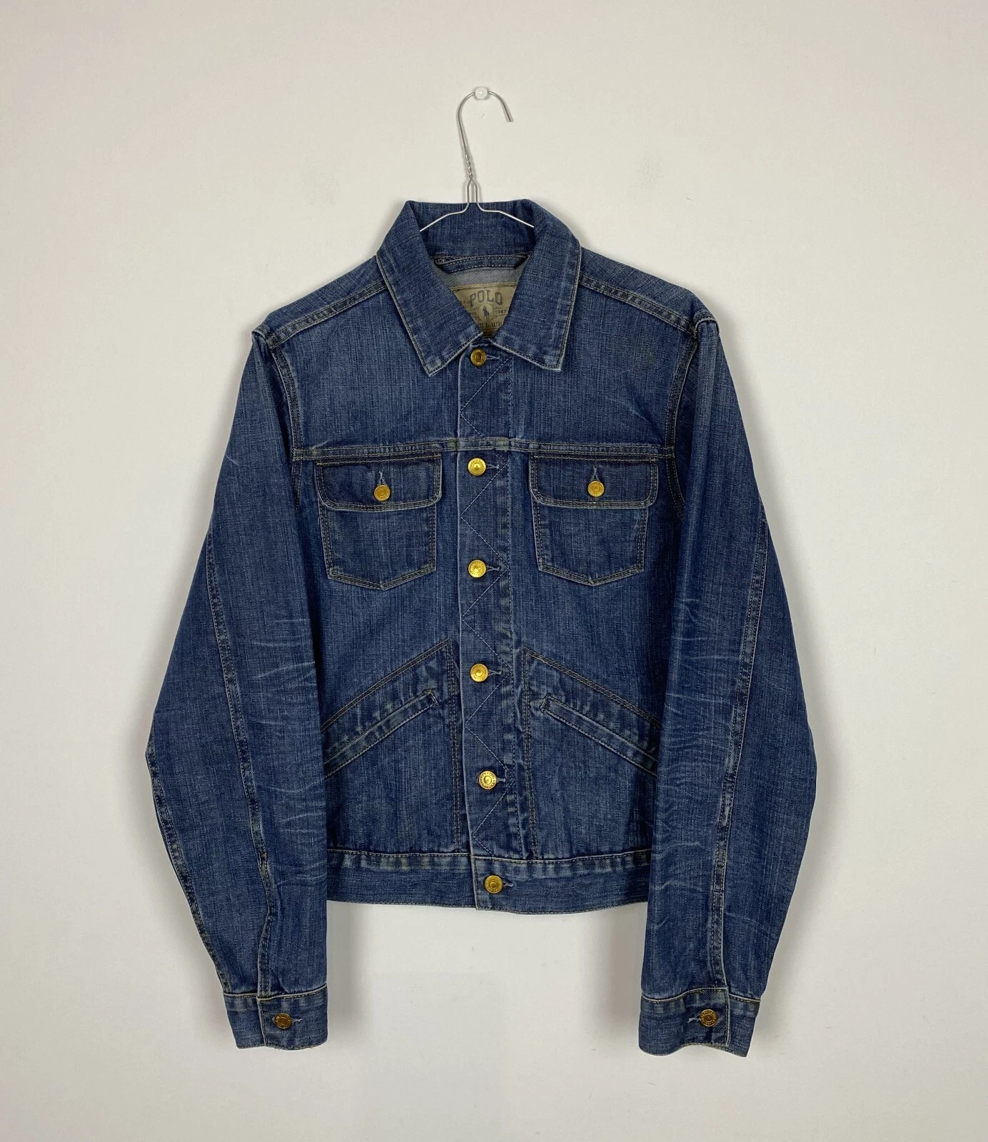 Polo Ralph Lauren Men's Denim Jacket 100% Cotton Size S