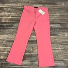 Zara High Waist Pink Mini Flare Pants New Size Large — photo 1