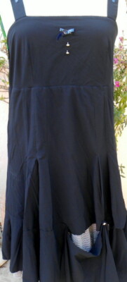 Robe Marine LMV 'Zazie' Taille 36 - NEUVE Sans étiquettes - Longueur Genou - Style Marin