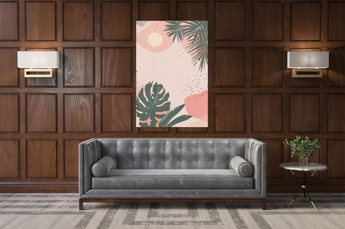 Tropical Leaves Art Print, Modern Abstract Home Wall Decor - Picture 14 of 17