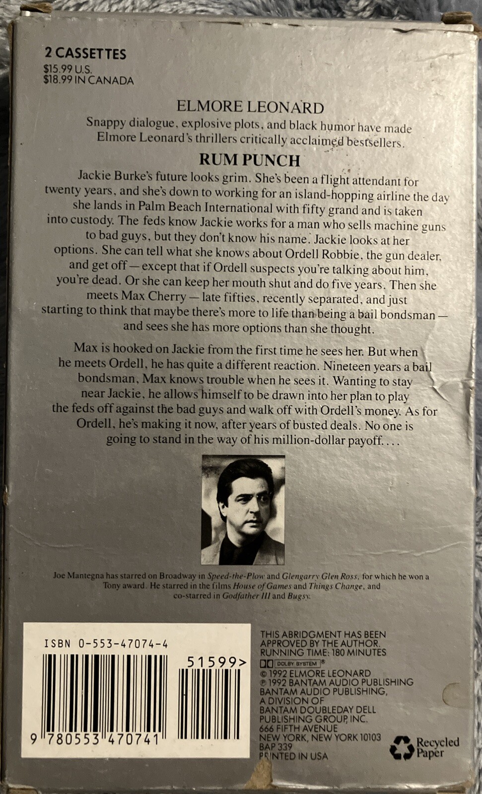Rum Punch by Elmore Leonard (1992, Audio Cassette) for sale online eBay