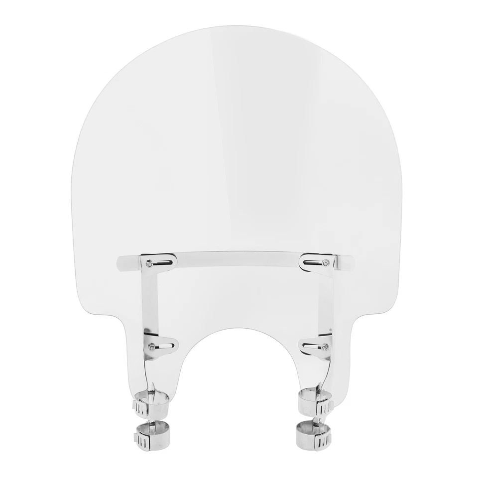 Parabrisas con abrazaderas de 39 mm apto para Harley Dyna Sportster 883 1200 XL Foto 4 de 4