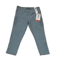 Mondetta Active Capri Pant High Waist Side Pocket Legging; Trooper ; Size M NWT