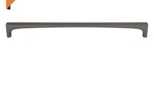 Top Knobs TK1016AG Grace Collection 8-13/16 in. (224mm) Riverside Pull, Ash Gray