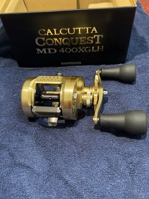 23 Shimano Calcutta Conquest MD 400XGLH Baitcasting Reel with
