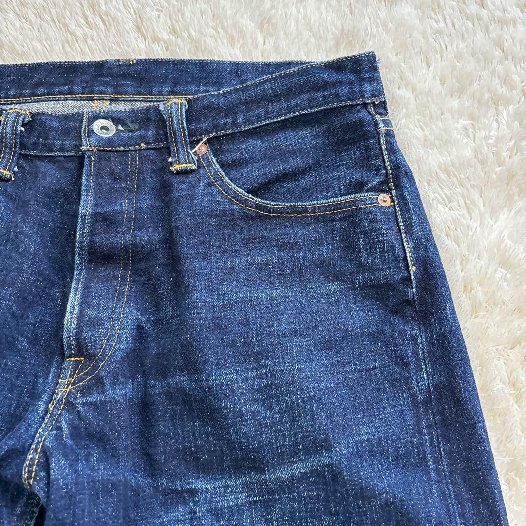 Samurai Jeans S3000VX War 17oz Deep Blue W36 Denim Japan Made