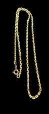 14k Yellow Gold Filled Cable Chain Necklace 18  8.4g