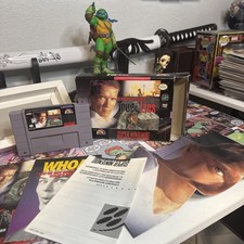 True Lies (Super Nintendo SNES, 1992) Complete CIB Manual,Inserts,poster Clean🔥