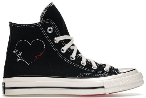 varentiy♡ Women's CONVERSE YTK HI Hearts Valentines Valentine's Day Shoes