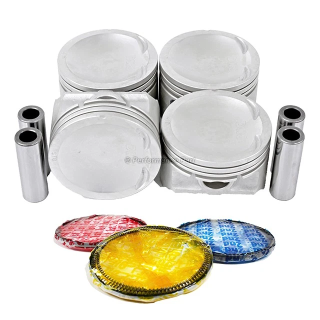 Pistones con anillos para 98-02 Daewoo 2.2L L4 DOHC 16v Foto 2 de 2