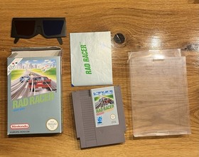 Rad Racer (NES) - Komplett mit OVP, Anleitung & 3D-Brille - Sehr guter Zustand