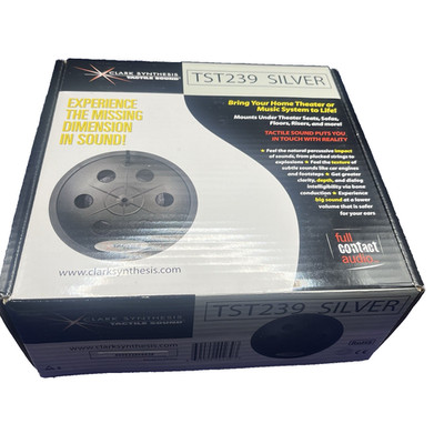 Clark Synthesis Tactile Sound TST239 Silver Transducer Brand New NIB