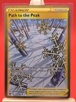Path to the Peak 213/189 Astral Radiance Full Art Gold Secret Rare Pokemon  Card