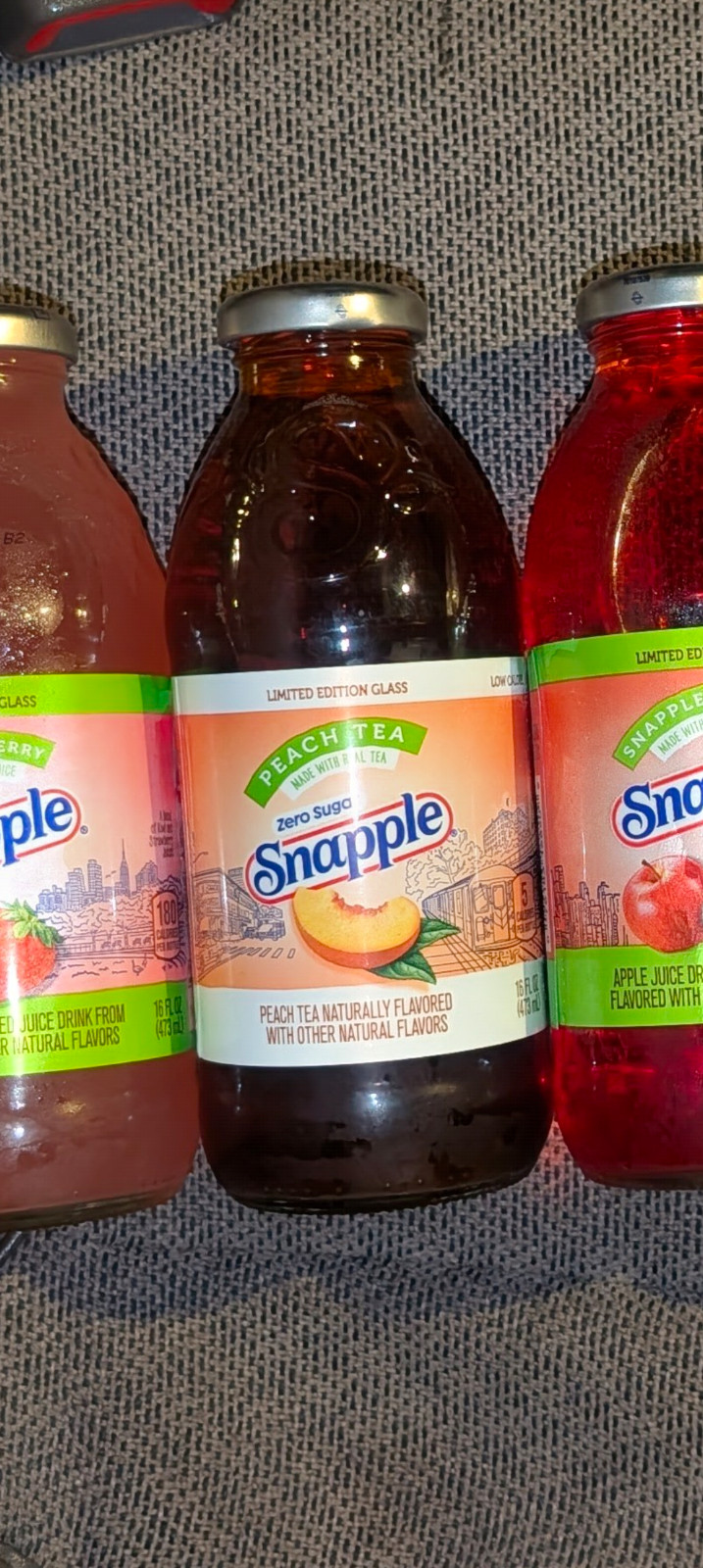 Limited Edition Snapple Glass Bottle NYC 2025 16 fl oz Choose Flavor 🥤🗽 Rare