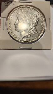 1897 P Morgan Silver Dollar