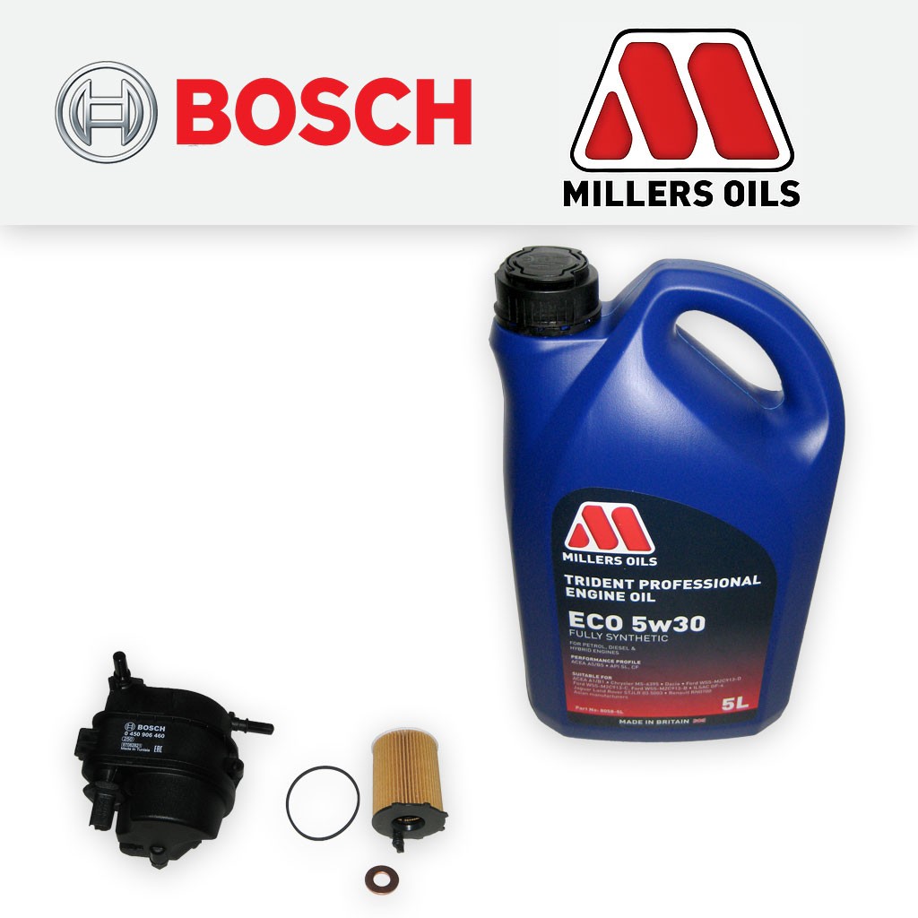 SERVICE KIT for FORD FIESTA MK6 1.4 TDCI OIL FUEL FILTERS +OIL (2002-2008)
