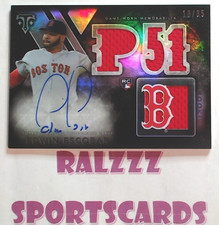 Edwin Escobar 2015 Topps Triple Threads Black Jersey Auto 13/35 RC Red Sox