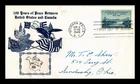 DR JIM STAMPS US COVER CANADA FRIENDSHIP FDC SCOTT 961 CROSBY PHOTO CACHET