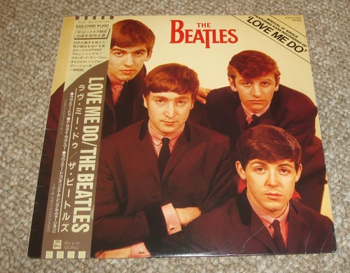 The Beatles Love Me Do. Japanese EAS 27005 Mono 12" Single Vinyl Record