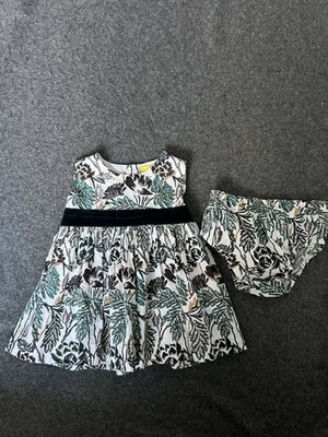 ROBERTA ROLLER RABBIT Girls Grin Thao Elodie Dress with bloomers Size 2
