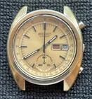 1974 Seiko Vintage Automatic Chronograph Gold Dial – Bruce Lee Style - Repair