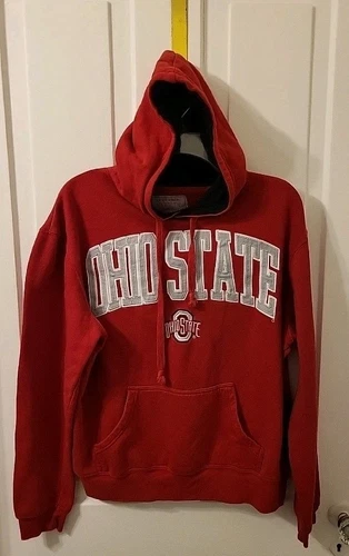 VETEMENTS Felpa donna Ohio State Buckeyes Varsity abbigliamento autentico ricamata M