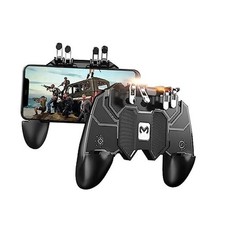 for Mobile Game Controller, Upgrade Phone Controller Gamepad with 6 Black