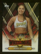 2019 Topps WWE WrestleMania  Ronda Rousey #WM-8