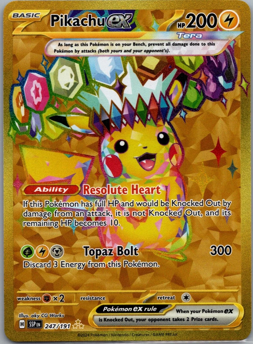 Pikachu Ex Pokémon TCG卡| eBay