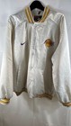 Vintage 90s Nike Lakers Satin Bomber Jacket Snap Front Made in Korea Sz XL — photo 1