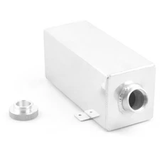 Aluminum 1.7L Windshield Wiper Washer Fluid Bottle Overflow Reservoir Water Tank