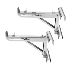 2X Steel Ladder Jacks 550KG Stage Up Work Ladders Stander Stabiliser 20-In Width