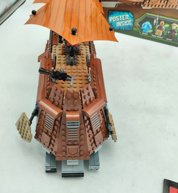 LEGO 75020 Jabba's Sail Barge Original Box Good Star Wars Figures 9516 75005